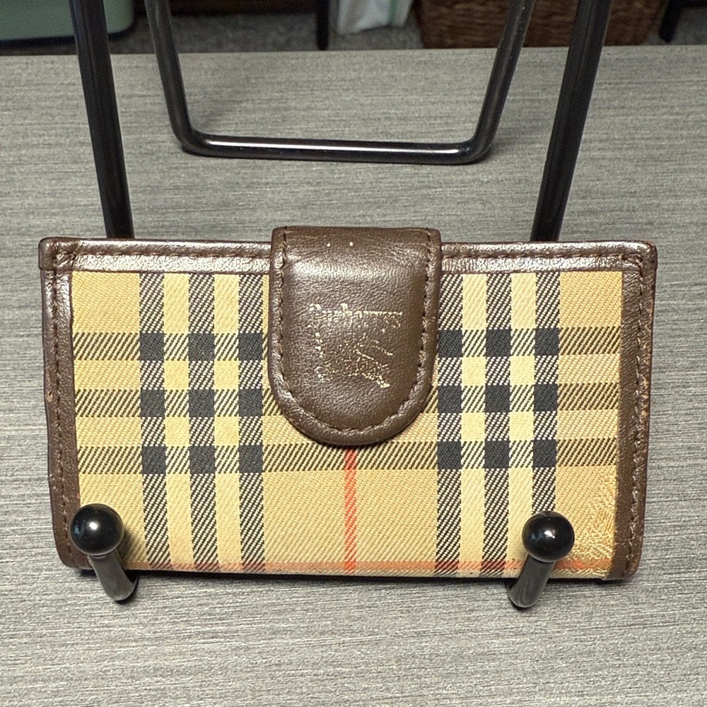 Vintage Burberrys Checkered Key / Card Holder